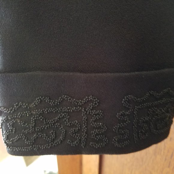 Requirements Black Jacket w Beading Detail 20 - Picture 8 of 8